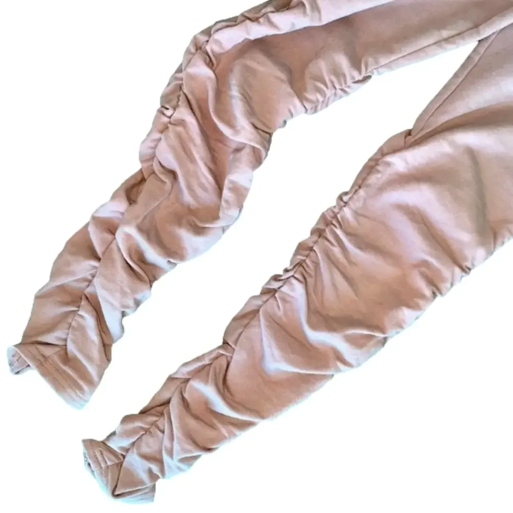 NWT ALO YOGA smoky pink quartz SOLAR LEGGING sweatpants athleisurewear bottoms - Picture 7 of 10